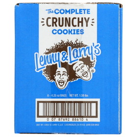 Lenny &amp; Larry's Crunchy Cookie Chocolate Chip Crunchy Cookie, 4.25 Ounces, 6 per case