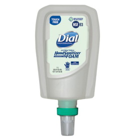 Dial Foaming Hand Sanitizer Touch Free Refill, 33.8 Fluid Ounces, 3 per case