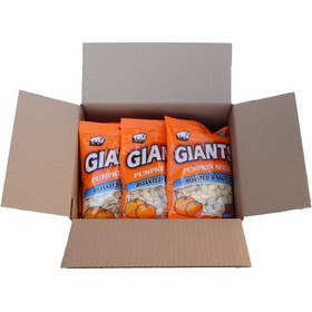 Giant Snack Inc Giants Pumpkin Seeds Roasted &amp; Salted, 5.15 Ounces, 12 per case