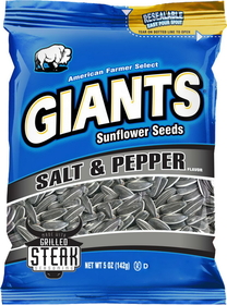 Giant Snack Inc Giants Salt &amp; Pepper Seeds, 5 Ounces, 12 per case