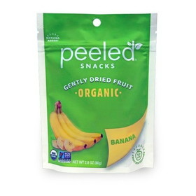 Peeled Snacks Banana Organic Dried Fruita&amp;nbsp;, 2.8 Ounces, 12 per case
