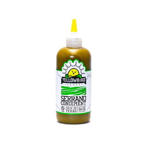 Yellowbird Foods Serrano Sauce, 19.6 Ounces, 6 per case