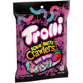 Trolli Sour Brite Crawlers Very Berry, 5 Ounces, 12 per case