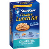 Starkist Charlie's Snack Kit Chunk Light Tuna In Water, 4.48 Ounces, 12 per case