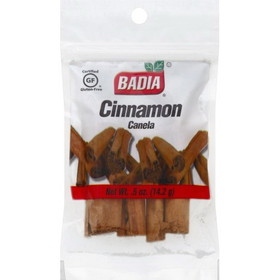 Badia 80029 Cinnamon Sticks 48-12-.5 Ounce