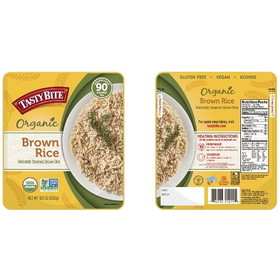 Tasty Bite Organic Brown Rice, 8.8 Ounces, 12 per case