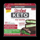 Slimfast Keto Fat Bomb Mint Cup, 0.59 Ounces, 4 per case