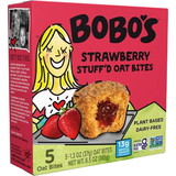 Bobo's Oat Bars Strawberry Filled Bites, 6.5 Ounces, 6 per case
