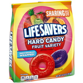 Lifesavers Hard Candy Fruit Variety Stand Up Pouch, 14.5 Ounces