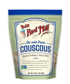 Bob's Red Mill Natural Foods Inc Couscous Tri-Color Pearl, 16 Ounces, 4 per case