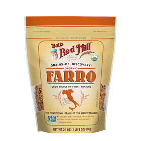 Bob's Red Mill Natural Foods Inc Farro Organic, 24 Ounces, 4 per case