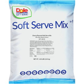 Dole Cherry Soft Serve Mix, 4.5 Pounds, 4 per case