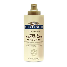 Ghirardelli White Chocolate Sauce, 16 Ounces, 12 per case