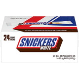 Snickers White Share Size, 2.84 Ounces, 6 per case