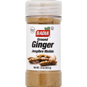 Badia Ginger Ground, 1.5 Ounces, 8 per case