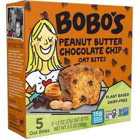 Bobo's Oat Bars Peanut Butter Chocolate Chip, 6.5 Ounces, 6 per case