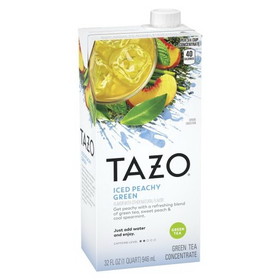 Tazo Peachy Green Tea Concentrate, 1 Count, 6 per case