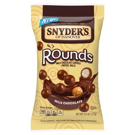 Snyder's Of Hanover Pretzel Milk Chocolate Round, 4.5 Ounces, 8 per case