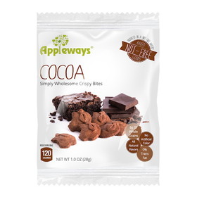 Appleways 1.0 Oz Cocoa Crispy Bites 108Ct