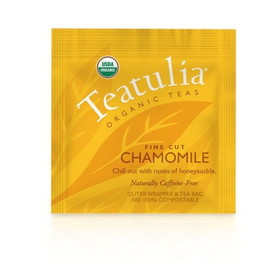 Teatulia Organic Teas Chamomile Wrapped Standard Tea, 50 Count, 1 per case