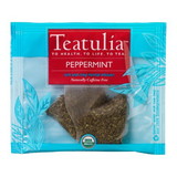 Teatulia Organic Teas Peppermint Premium Tea, 50 Count, 1 per case