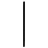 Aardvark By Hoffmaster Paper Straw Jumbo Unwrapped Solid Black 7.75 Inch, 600 Each, 8 per case