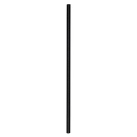Aardvark By Hoffmaster Paper Straw Jumbo Unwrapped Solid Black 7.75 Inch, 600 Each, 8 per case