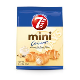 7 Days 500140400 Vanilla Mini Croissant 6-5-2.12 Ounce