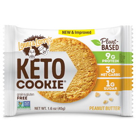 Lenny &amp; Larry's Keto Cookie Peanut Butter Keto Cookie, 1.6 Ounces, 6 per case