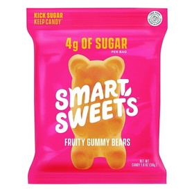 Smartsweets Gummy Fruity Bears, 1.8 Ounces, 6 per case