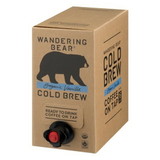 Wandering Bear Coffee Vanilla Cold Brew Coffee Case, 96 Fluid Ounces, 3 per case