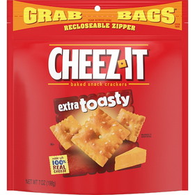 Kellogg's Cheez-It Crackers Extra Toasty, 7 Ounces, 6 per case