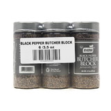 Badia 90495 Pepper Butcher Block 6-3.5 Ounce