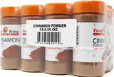 Food King Cinnamon Powder, 4.25 Ounces, 12 per case