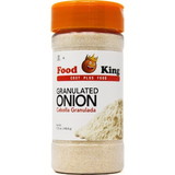 Food King Granulated Onion, 5.25 Ounces, 12 per case