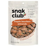 Snak Club Small Gusset Bag Maple Bourbon Almonds, 5.75 Ounces, 6 per case