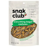 Snak Club 1751738 Small Gusset Bag Everything Bagel Cashews 6-4 Ounce