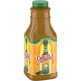 Cholula Green Pepper Hot Sauce, 64 Fluid Ounces, 4 per case