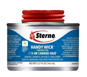 Sterno 5 Hour Handy Wick Chafing Fuel, 5.57 Ounces, 36 per box, 1 per case