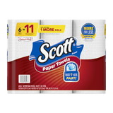 Scott Towels Mega Roll Choose-A-Sheet White 6Pk 102 Fsc Mix, 612 Count, 4 per case