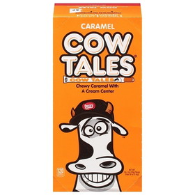 Goetze Candy Vanilla Cow Tales Convertible Box, 1 Ounces, 12 per case