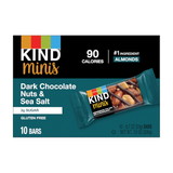 Kind Healthy Snacks Mini Dark Chocolate Nuts Bar, 7 Ounces, 8 per case