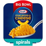 Kraft Easy Mac Macaroni & Cheese Bowl Spiral, 3.5 Ounces, 6 per case