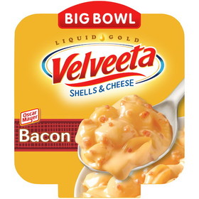 Velveeta Convenience Meal Bacon Macaroni &amp; Cheese Bowl, 5 Ounces, 6 per case