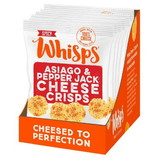 Whisps Asiago Pepper Jack Cheese Crisps, 1 Ounces, 6 per case