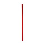 The Safety Zone Z-SJ187IWR Jumbo Paper Wrapped Straw Red Pantone 12000-1 Count