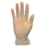 The Safety Zone Vinyl Gloves Powder Free Clear Large, 1 Each, 10 per case