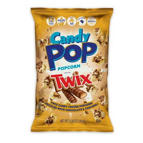 Snaxsational Brands Twix Candy Popcorn, 5.25 Ounces, 12 per case