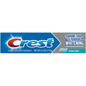 Crest Toothpaste Cavity &amp; Tartar Protection Baking Soda &amp; Peroxide, 4.2 Ounce, 12 per box, 2 per case