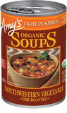 Amy's Organic Fire Roasted Southwestern Vegetable Soup 12-14.3 Ounce